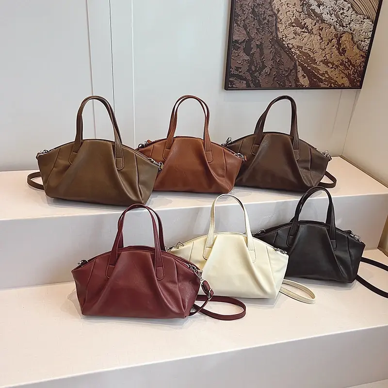 LEFTSIDE Small PU Leather Crossbody Bags Lady Shoulder Bag for Women 2024 Winter New Korean Fashion Y2K Short Handle Handbags
