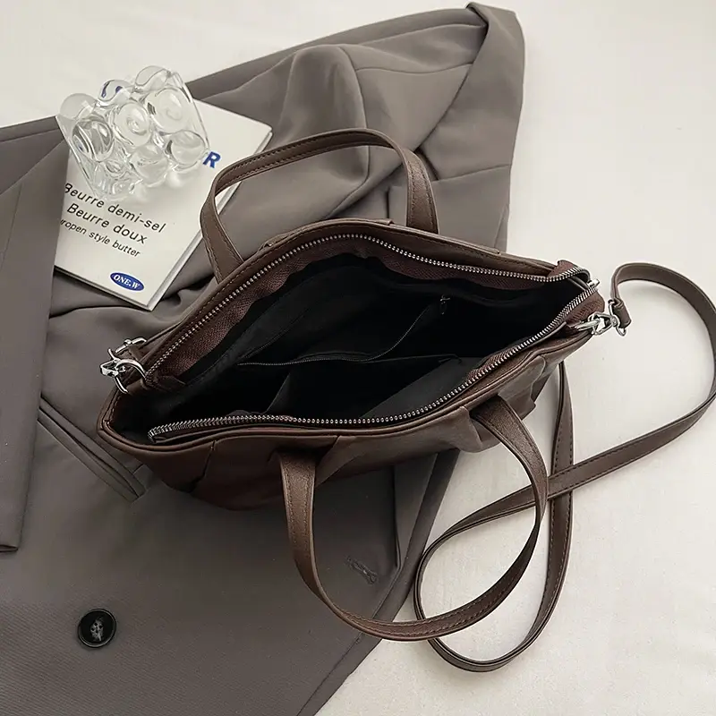 LEFTSIDE Small PU Leather Crossbody Bags Lady Shoulder Bag for Women 2024 Winter New Korean Fashion Y2K Short Handle Handbags