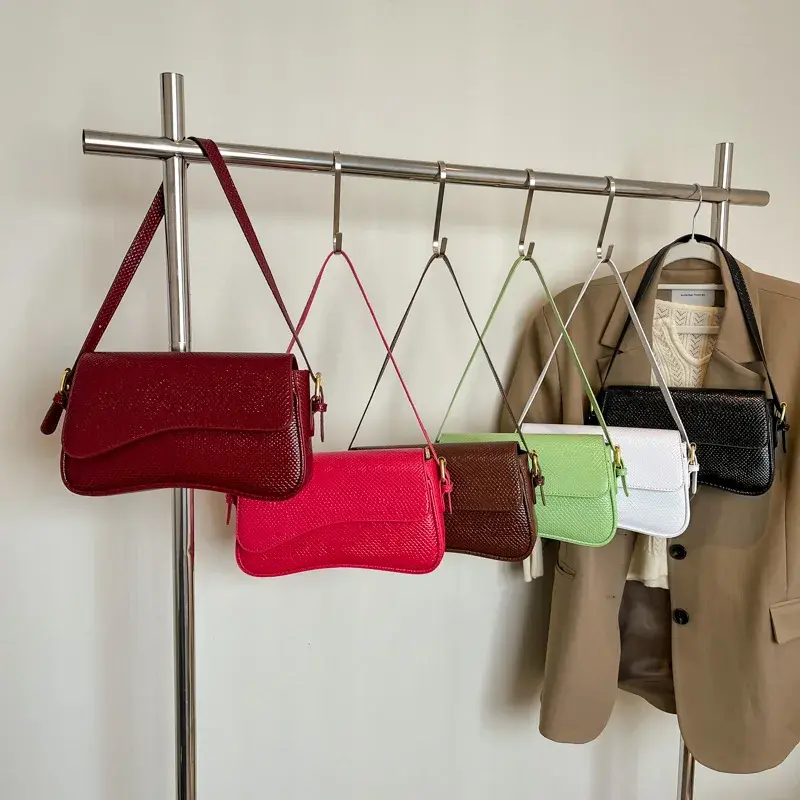 LEFTSIDE Small PU Leather Flap Shoulder Bag for Women 2024 Winter New Trend Y2K Handbags and Purses Females Crossbody Bags
