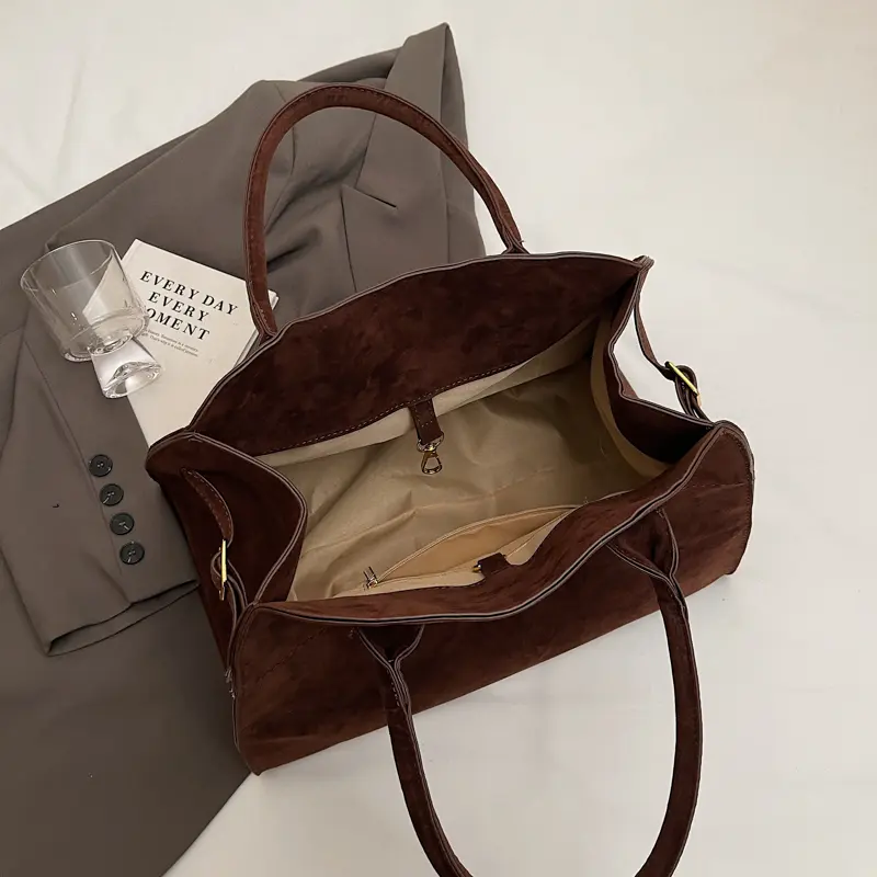 LEFTSIDE Women PU Leather Crossbody Bag 2025 Winter Retro Trend Short Handle Shoulder Bag Luxury Designer Handbags Hand Bag