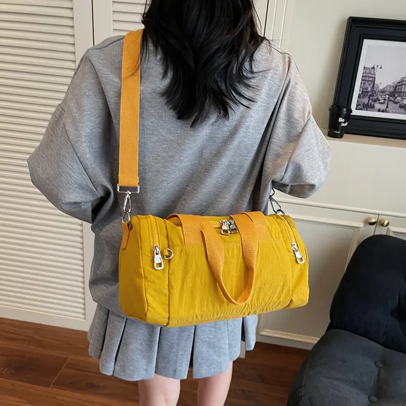 LEFTSIDE Lady Shopper Shopping Soft Cloth Small Shoulder Bag for Women 2025 Korean Fashion Y2K New Casual Travel Crossbody Bags