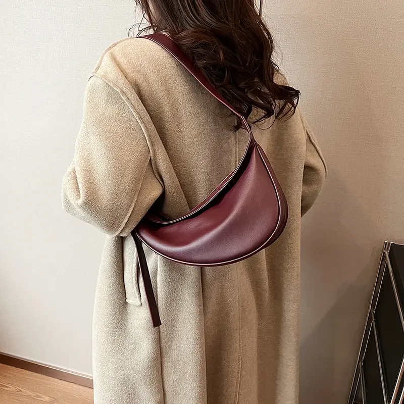 LEFTSIDE Design Fashion Retro Women Small Handbags and Purses 2025 Winter Luxury Leather Crossbody Bags Shoulder Bags Bolsas