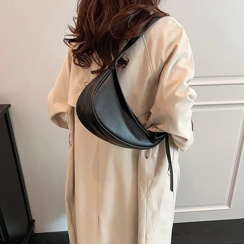 LEFTSIDE Design Fashion Retro Women Small Handbags and Purses 2025 Winter Luxury Leather Crossbody Bags Shoulder Bags Bolsas