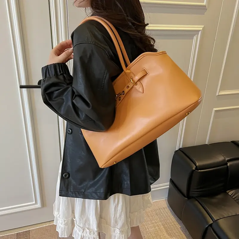 LEFTSIDE Retro Square Shoulder Bags for Women Small PU Leather Tote Hand Bag 2025 Designer Black Luxury Purses and Handbags