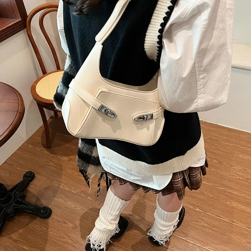 LEFTSIDE Small PU Leather Shoulder Bags For Women 2024 Y2K New Korean Fashion Trend Crossbody Bag Female Luxury Handbags