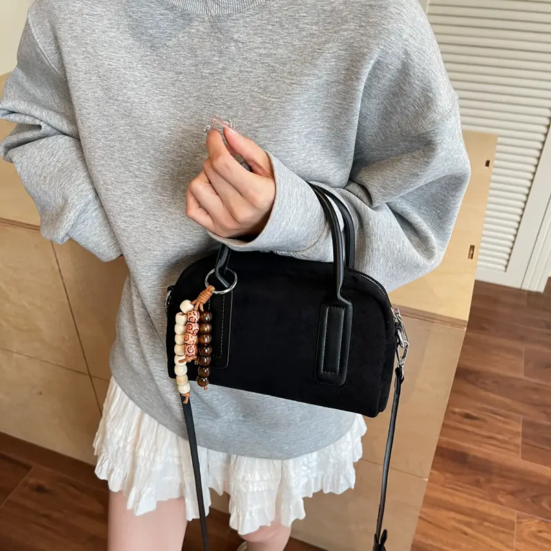 LEFTSIDE Small PU Leather Short Handle Shoulder Bag for Women 2025 Winter Luxury Crossbody Bag Lady Designer Green Handbags