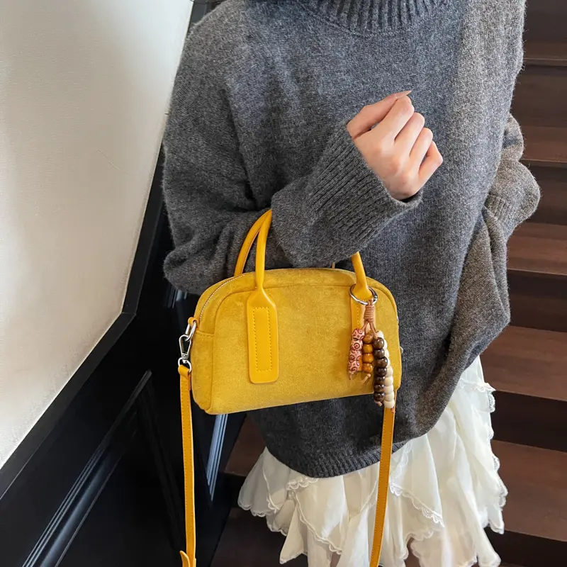 LEFTSIDE Small PU Leather Short Handle Shoulder Bag for Women 2025 Winter Luxury Crossbody Bag Lady Designer Green Handbags
