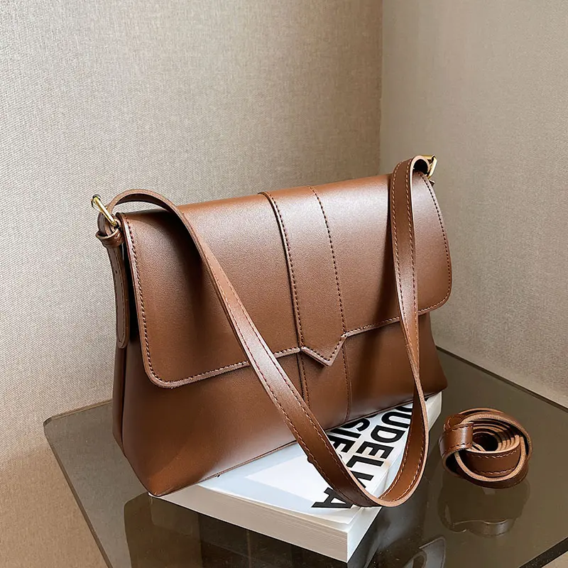 LEFTSIDE Flap Crossbody  Bag 2025 Trend Fashion Women Leather Designer Handbags and Purses Small Shoulder Side Bags