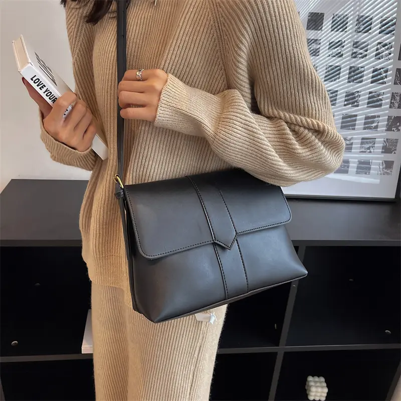 LEFTSIDE Flap Crossbody  Bag 2025 Trend Fashion Women Leather Designer Handbags and Purses Small Shoulder Side Bags