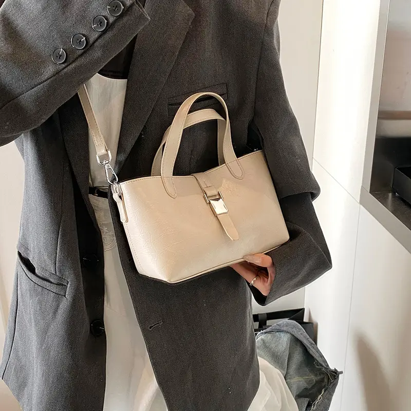 LEFTSIDE Women PU Leather Shoulder Bag 2025 New Trend Fashion Y2K Simple Short Handle Underarm Crossbody Bag Female Y2k Handbag