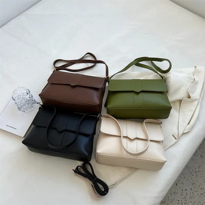 LEFTSIDE Flap Crossbody  Bag 2025 Trend Fashion Women Leather Designer Handbags and Purses Small Shoulder Side Bags