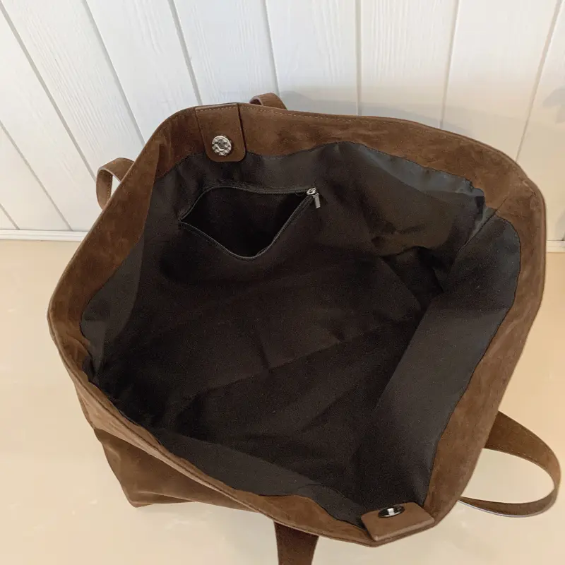 LEFTSIDE Design large capacity PU Leather Shoulder Bags for Women 2025 Winter Trend Tote Bag Females Retro New ​Luxury Handbags