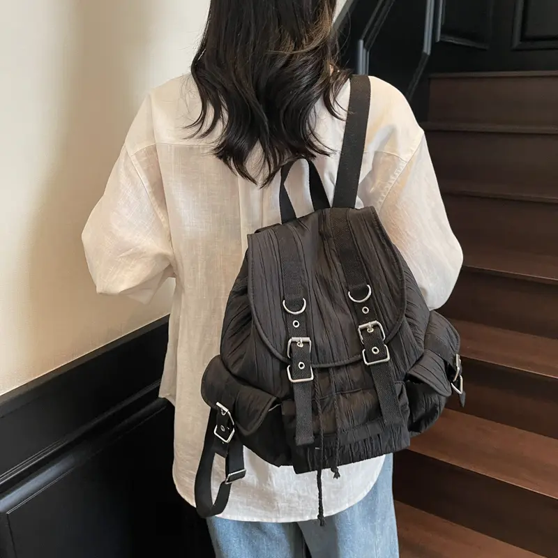 LEFTSIDE Women's Cloth Backpacks 2025 New in Fashion Summer Backpack for Teens​​ Girls School Bag Cute Travel Back Pack