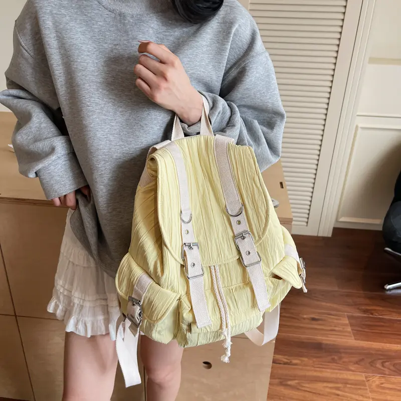 LEFTSIDE Women's Cloth Backpacks 2025 New in Fashion Summer Backpack for Teens​​ Girls School Bag Cute Travel Back Pack