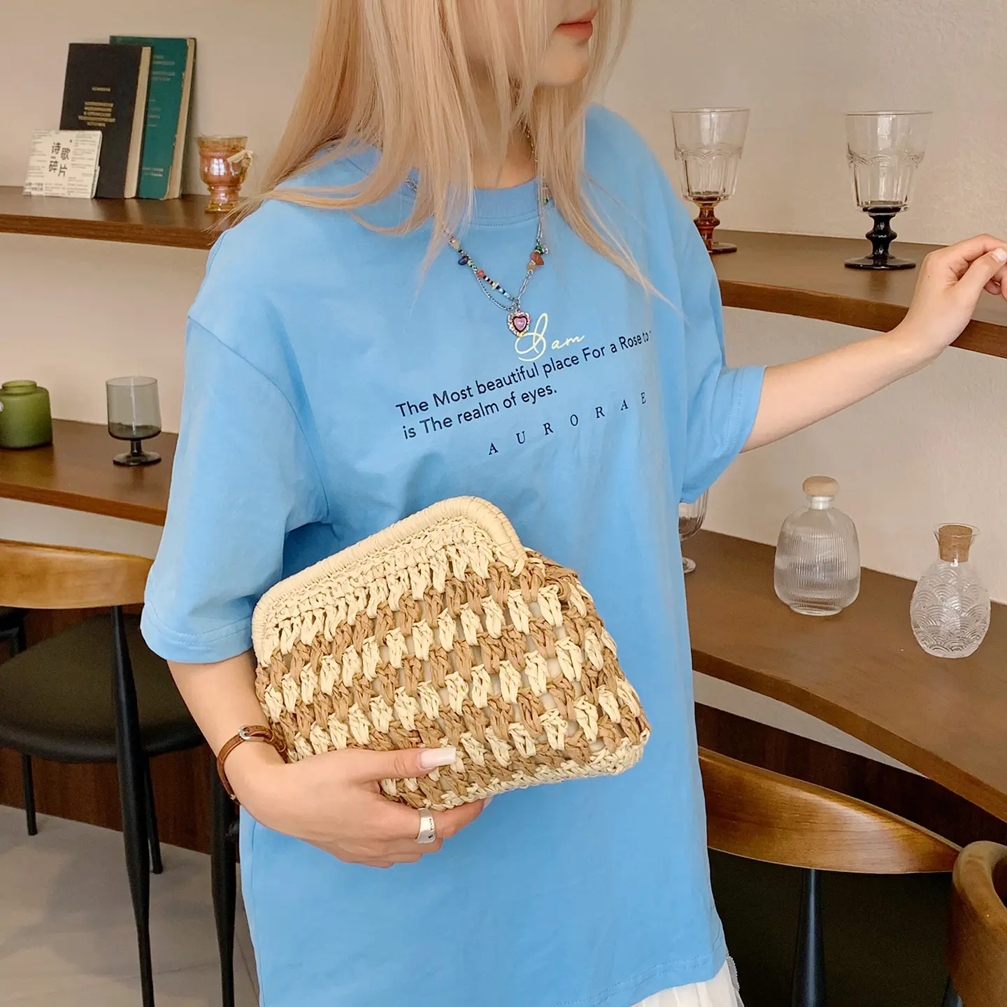 LEFTSIDE Woven Small Straw Shoulder Bags for Women 2025 Summer New Crossbody Bag Females Chain ​Raffia Beach Bags Handbags