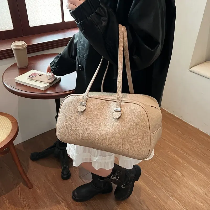LEFTSIDE Fashion Retro Women Pillow Handbags and Purses 2025 Spring Luxury Leather Tote Bags Trend Females Shoulder Bags