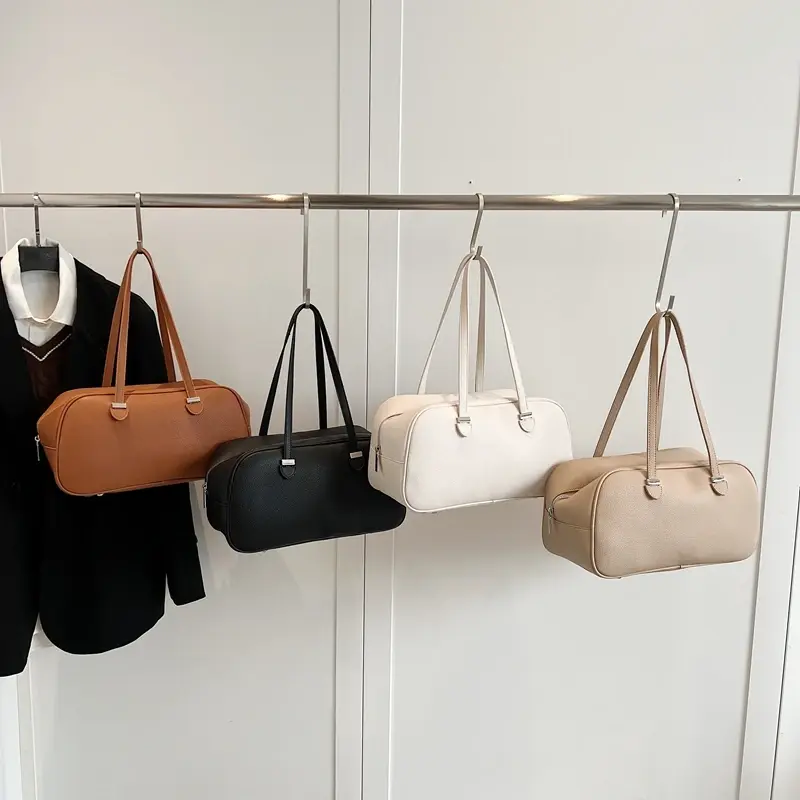 LEFTSIDE Fashion Retro Women Pillow Handbags and Purses 2025 Spring Luxury Leather Tote Bags Trend Females Shoulder Bags