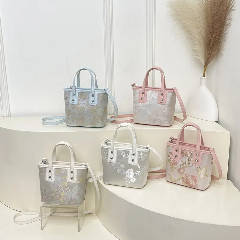LEFTSIDE Chinese Style Soft Mini Crossbody Bags for Women 2025 New Trendy Shoulder Bags Females Short Handle Handbags and Purses