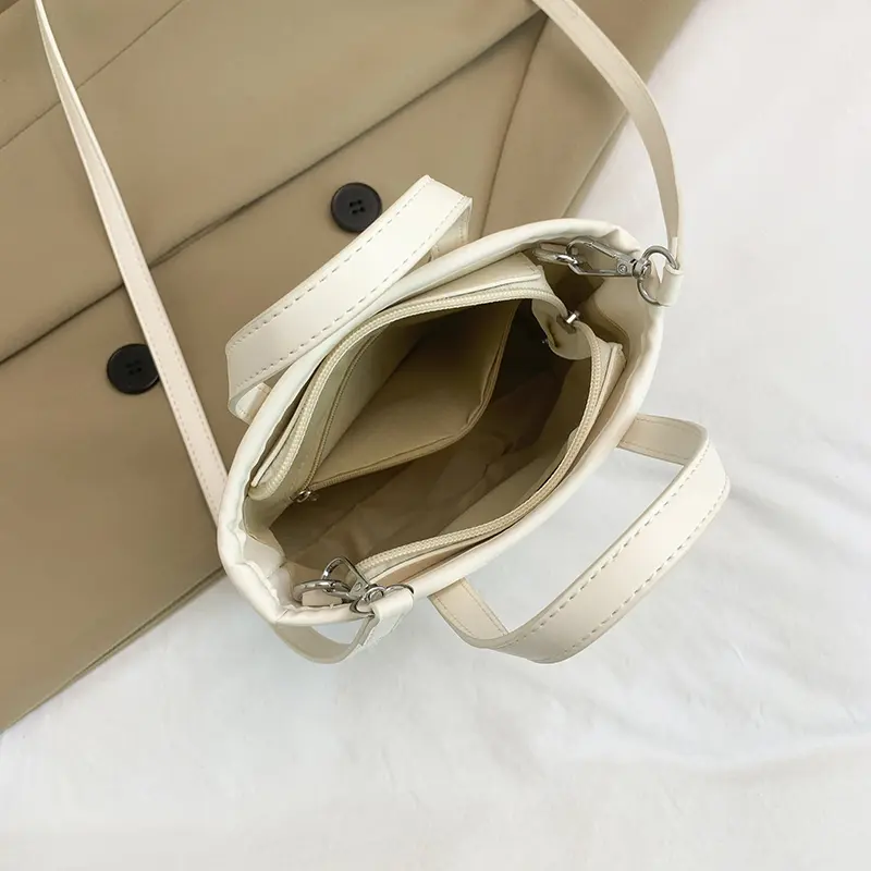LEFTSIDE Chinese Style Soft Mini Crossbody Bags for Women 2025 New Trendy Shoulder Bags Females Short Handle Handbags and Purses