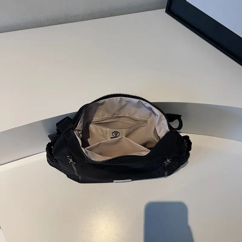 LEFTSIDE Soft Cloth Solid Color Crossbody Bags for Women Shoulder Bags Females 2025 New in Fashion Trend Handbags and Purses