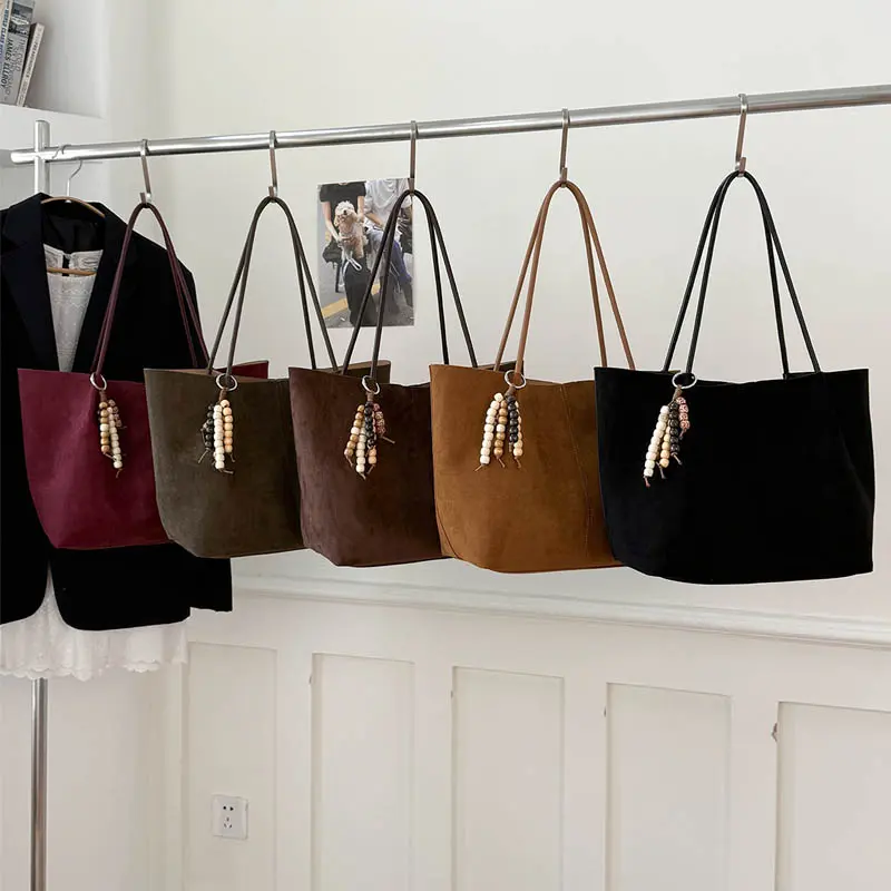 LEFTSIDE Large Capacity Retro PU Leather Shoulder Bags for Women Tote Bag 2025 Winter Luxury New Designer Purses and Handbags