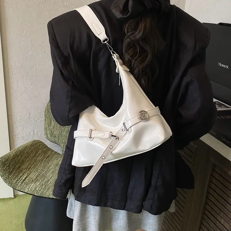 LEFTSIDE  Design PU Leather Small Underarm Bags for Women 2025 Trend Female Luxury Brand Shoulder Crossbody Bag Handbags