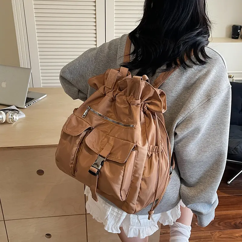 LEFTSIDE Soft Cloth Shoulder Bags for Women 2025 Summer New Trend Travel Shopper Shopping Bag Females ​Handbags and Purses
