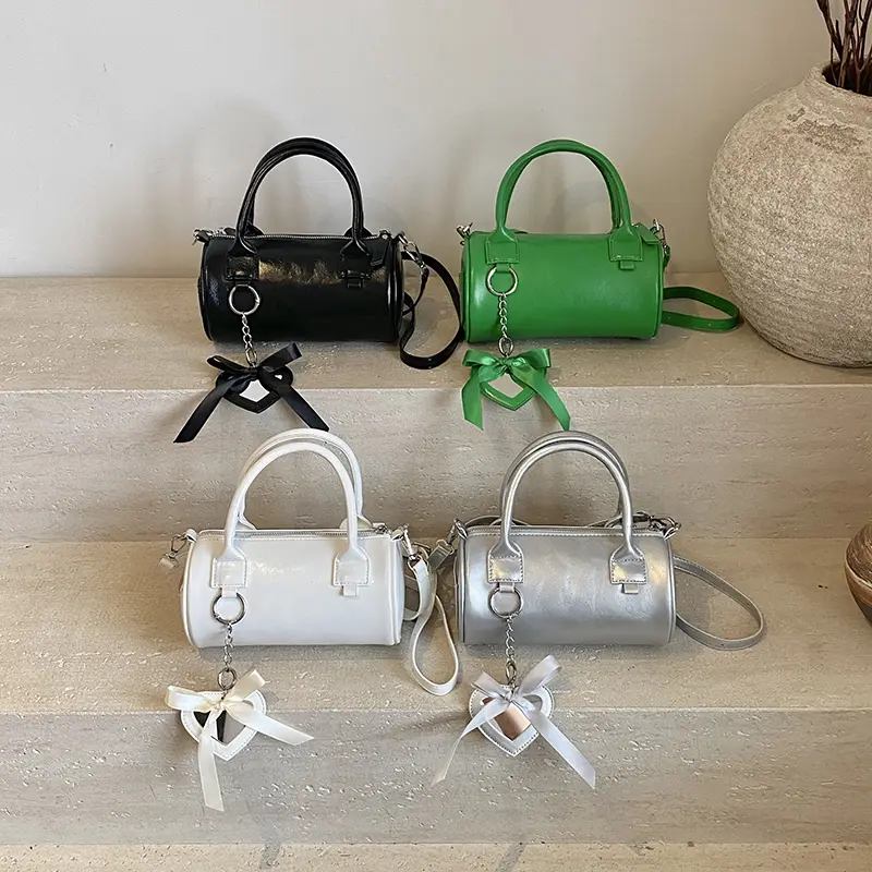 LEFTSIDE Retro Small Bucket Crossbody Bags for Women PU Leather Shoulder Bag 2025 Luxury Designer Green Purses and Handbags