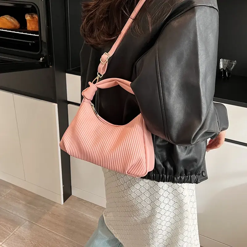 LEFTSIDE Small Silver PU Leather Shoulder Bag for Women 2025 Spring New Trend Y2K Handbags and Purses Females Crossbody Bags