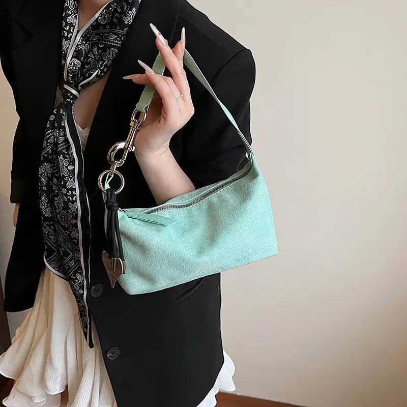 LEFTSIDE Small Crossbody Bags for Women 2025 Fashion Trend Underarm Shoulder Bags Females Solid Color Handbags and Purses