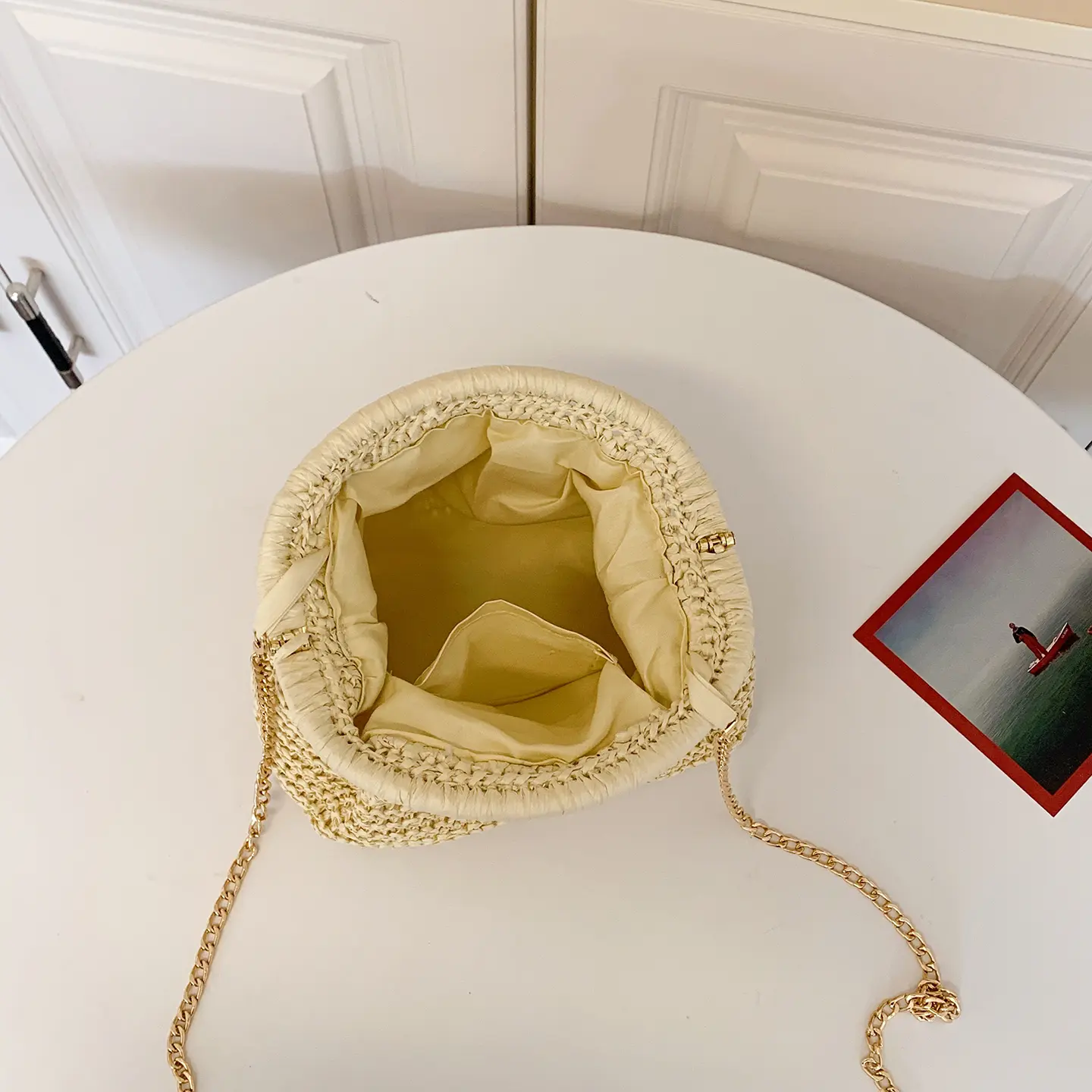 LEFTSIDE Weave Small Straw Shoulder Bags for Women 2025 New Summer Crossbody Bag Females Weave ​Raffia Beach Bags Handbags