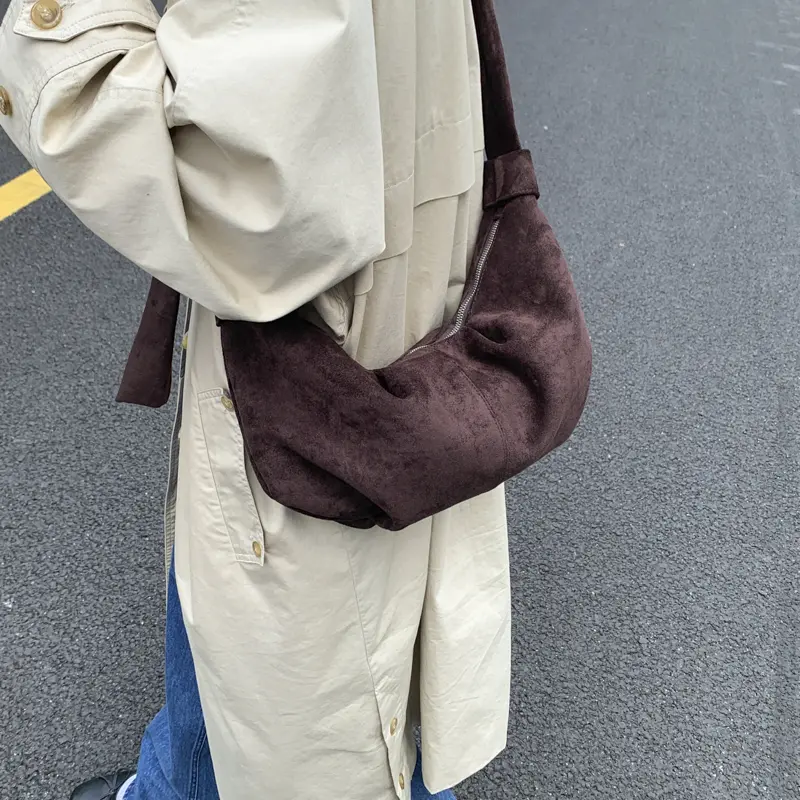 LEFTSIDE Women PU Leather Crossbody Bag 2025 Winter Retro Trend Female Shoulder Bag Luxury Designer Handbags and Purses