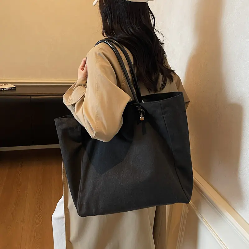 LEFTSIDE High capacity PU Leather Shoulder Bags for Women 2025 Luxury Designer Brand Trend Tote Bag Females Handbags and Purses
