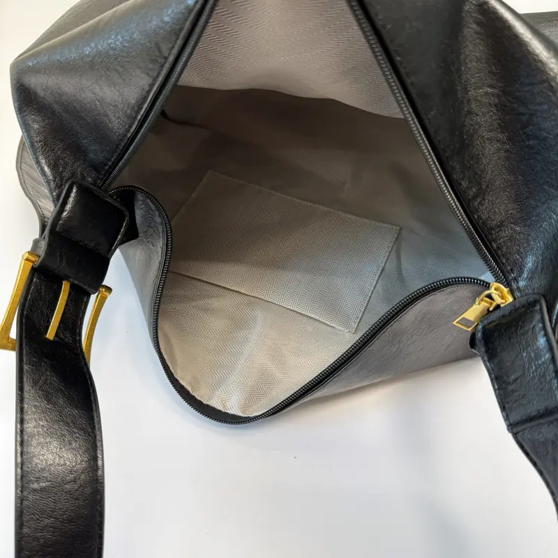 LEFTSIDE Luxury Brand Simple PU Leather Big Hobo Bag Female Shoulder Bag 2025 Winter Retro Female New Handbags Crossbody Bag