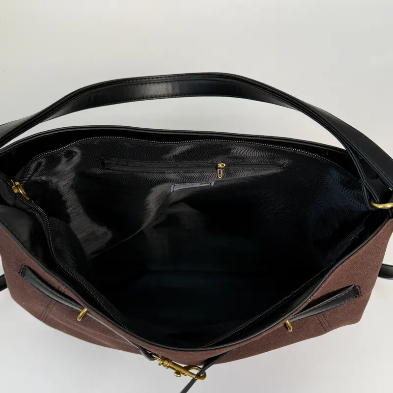 LEFTSIDE Women PU Leather Shoulder Bag 2025 Winter Fashion Retro Underarm Tote Bag Luxury Brand Designer Handbags and Purses