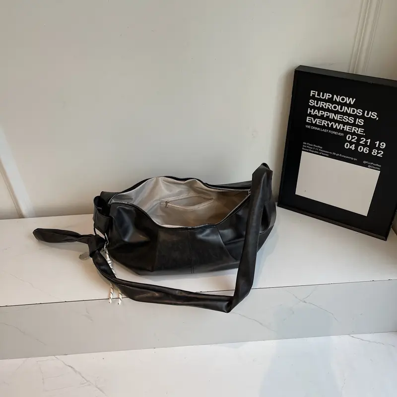LEFTSIDE Cute Small Underarm Bags for Women 2025 Y2K New Trend Retro Korean Fashion Handbags and Purses Pu Leather Shoulder Bag