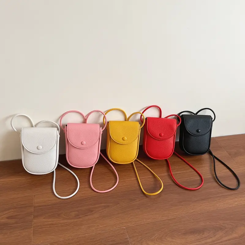 LEFTSIDE Mini PU Leather Flap Crossbody Bags for Women 2025 Fashion Simple Shoulder  Bag Females Solid Color Handbags and Purses