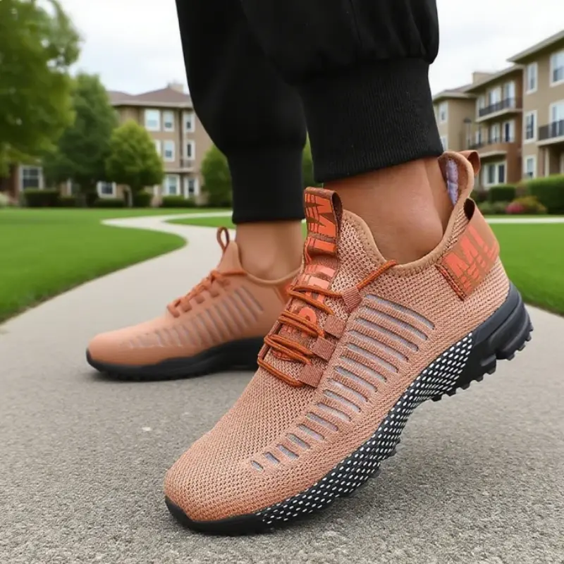 New Arrival Men's Breathable Mesh Running Shoes 2025 Lightweight Athletic Sneakers Stylish Casual Sports Footwear Sneakers Men