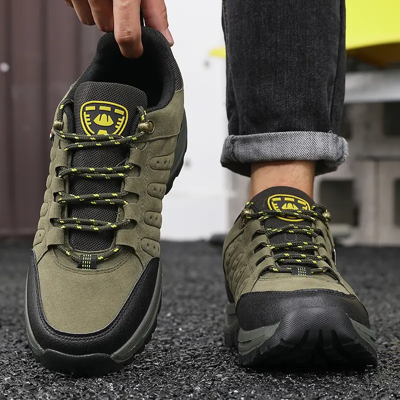 Hiking Shoe Outdoor Retro Waterproof Tactical Platform Men's Sneakers Spring Autumn New Anti Slip Mountaineering Camping Shoes