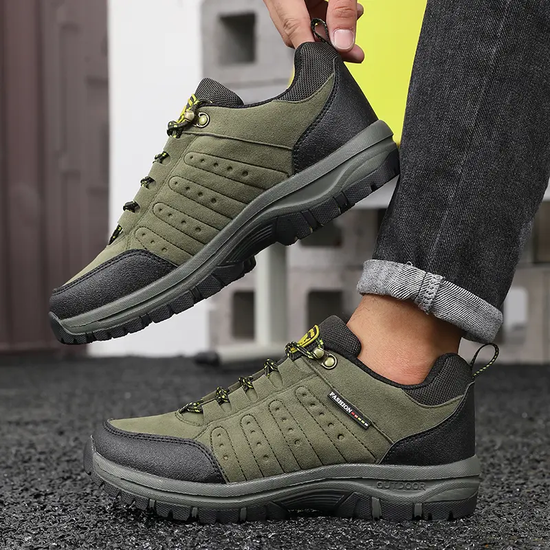 Hiking Shoe Outdoor Retro Waterproof Tactical Platform Men's Sneakers Spring Autumn New Anti Slip Mountaineering Camping Shoes