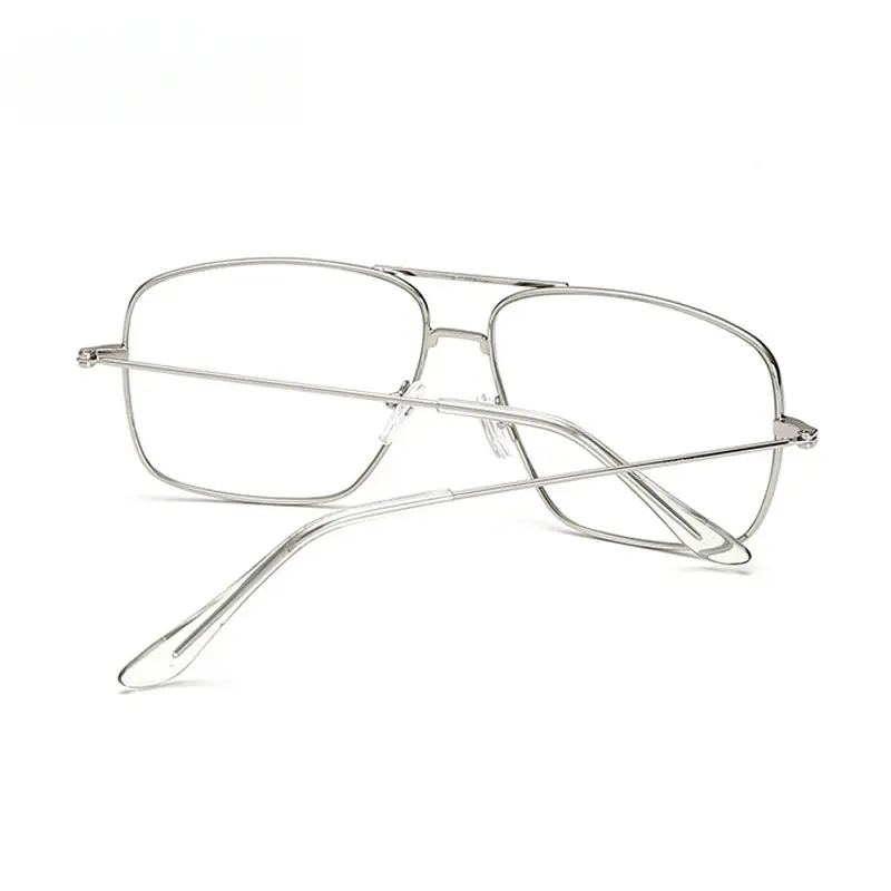 New Vintage Gold Metal Frame Eyeglasses Mens Womens Sun Glasses Retro Square Optical Lens Eyewear Nerd Clear Lens Glasses
