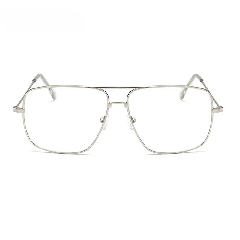 New Vintage Gold Metal Frame Eyeglasses Mens Womens Sun Glasses Retro Square Optical Lens Eyewear Nerd Clear Lens Glasses