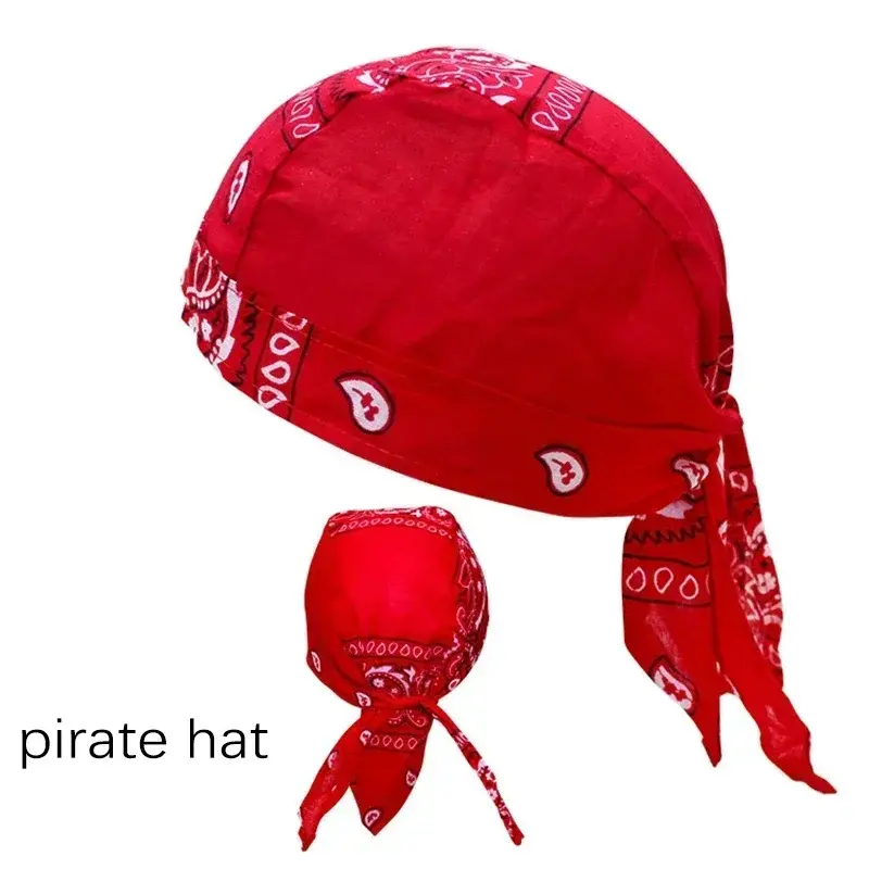 New Colorful Headband Bandana Handkerchief Head Man Pirate Hat Cycling Hood Sun Protection Sports Breathable Printed Headscarf