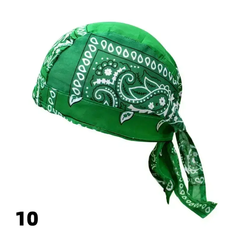 New Colorful Headband Bandana Handkerchief Head Man Pirate Hat Cycling Hood Sun Protection Sports Breathable Printed Headscarf