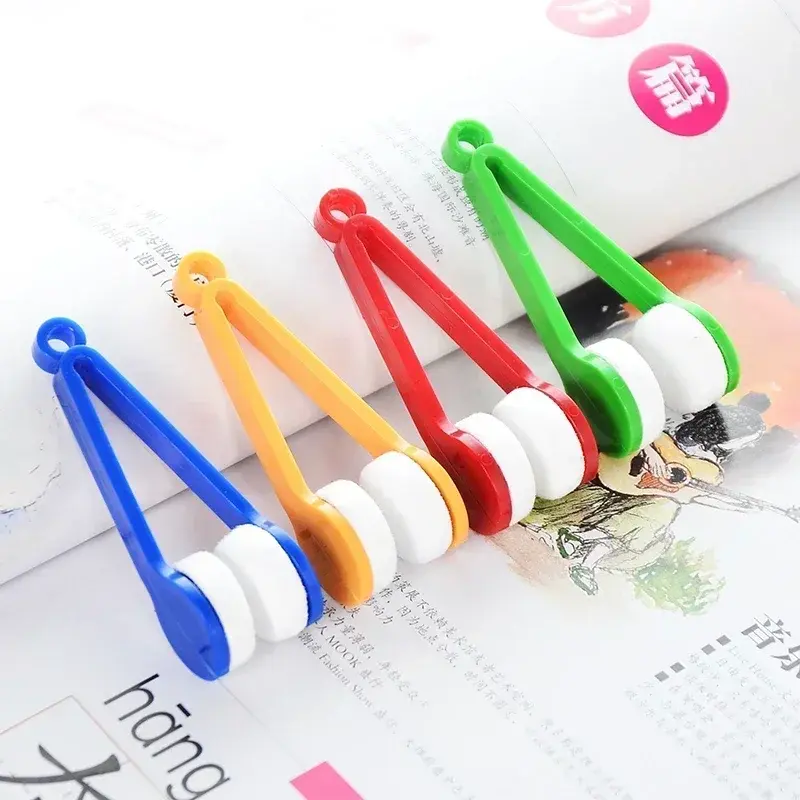 10pcs Portable Multifunctional Glasses Cleaning Rub Eyeglass Sunglasses Spectacles Microfiber Cleaning Brushes Wiping Tools