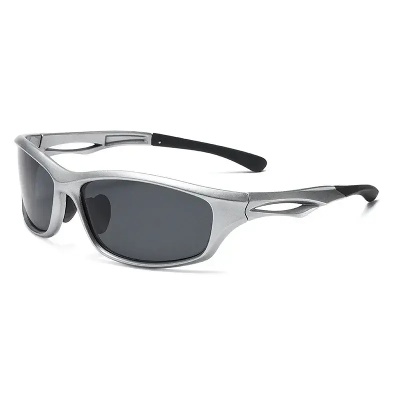 New Polarized Fishing Sunglasses Men's Driving Shades Male Sunglass Vintage Travel Eyeware Round Frame Sunglasses Cycling Mirror