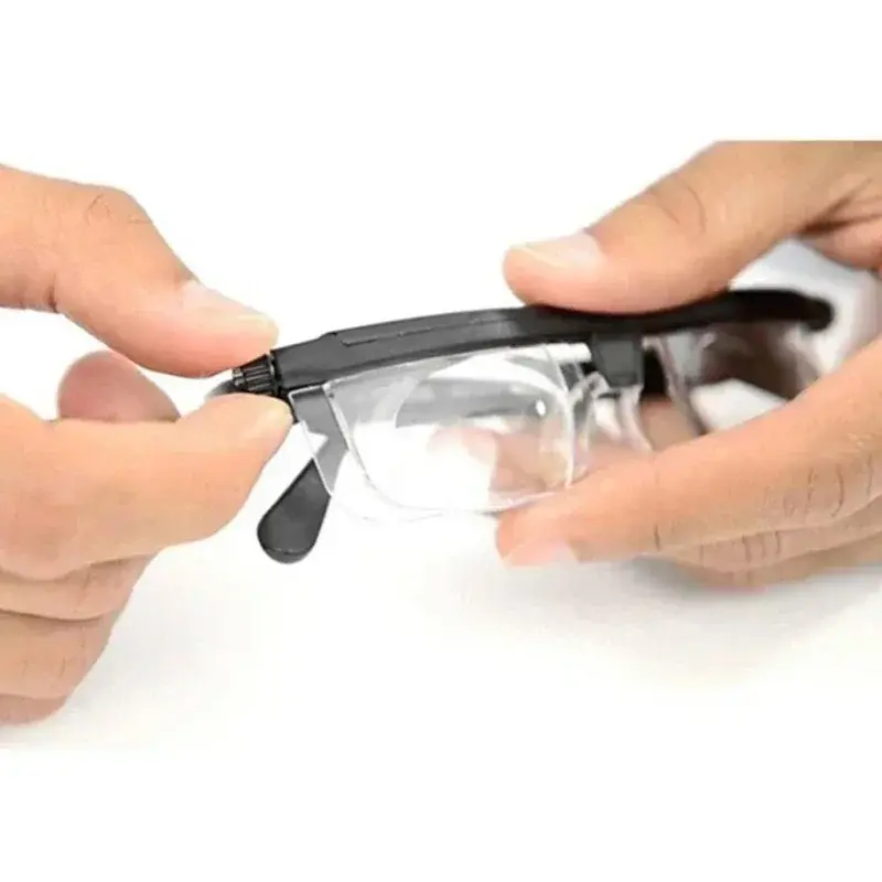 1pcs New Adjustable Strength Lens Eyewear Variable Focus Distance Vision Zoom Glasses Protective  Eyewear Read