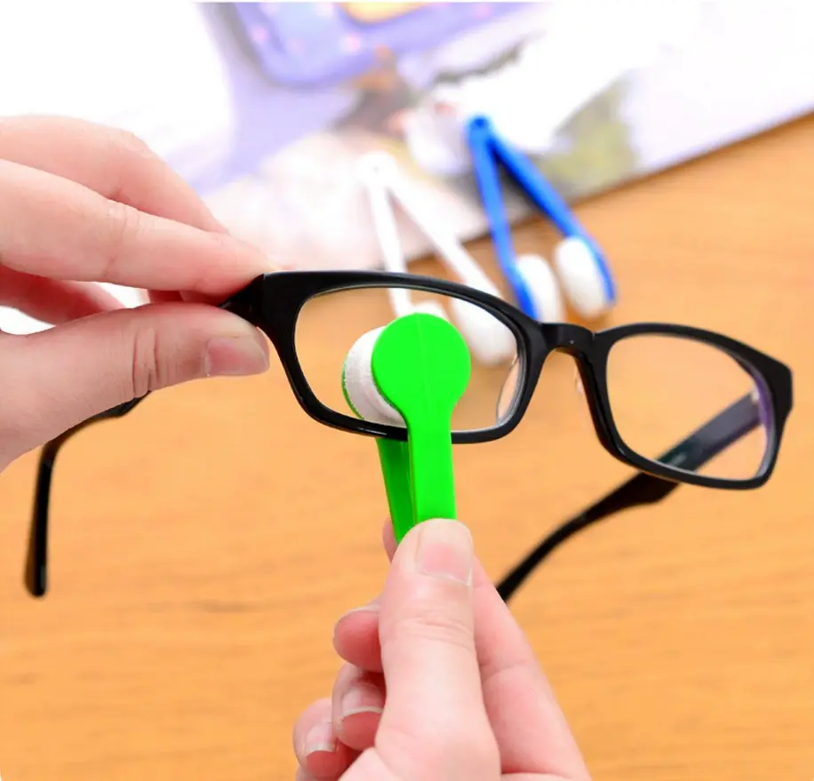 10pcs Portable Multifunctional Glasses Cleaning Rub Eyeglass Sunglasses Spectacles Microfiber Cleaning Brushes Wiping Tools