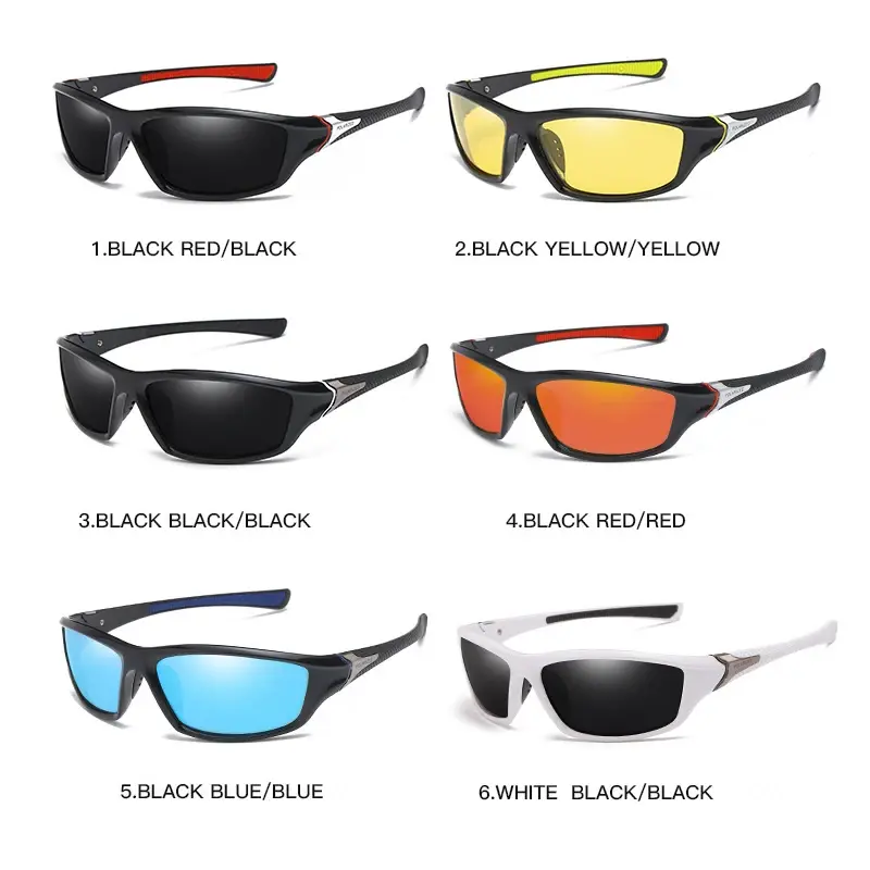 Fashion Polarized Sports Cycling Fishing Running Sunglasses Rayed Sun Goggles Outdoor Polarized Sunglasses New Men Women Eyewear