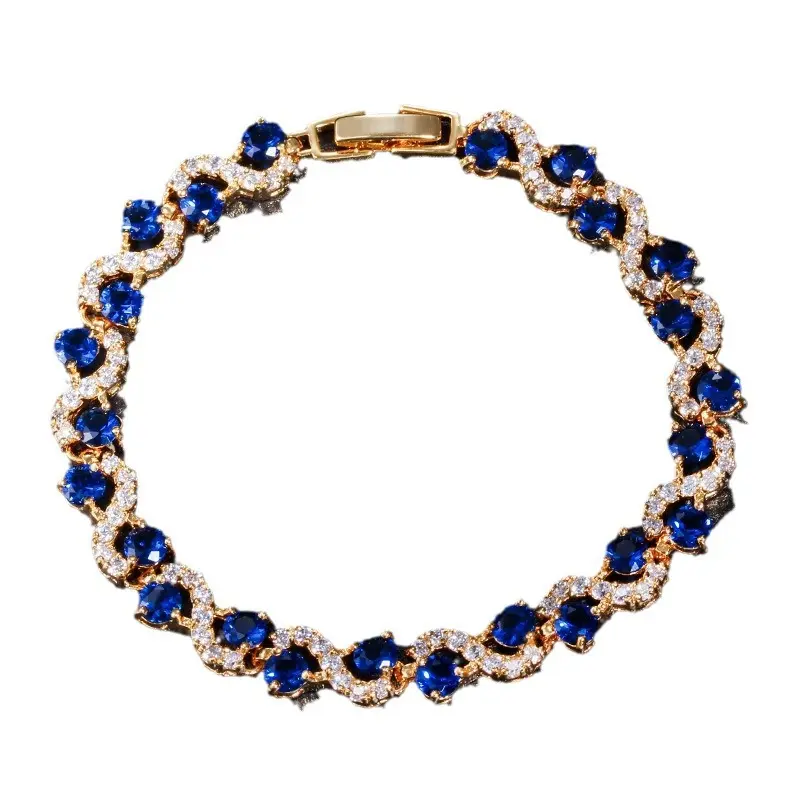 High Quality Fashion Exquisite Shining Metal Geometric Bracelet Women Fashion Luxury Trend Dinner Party Jewelry Girls Gift